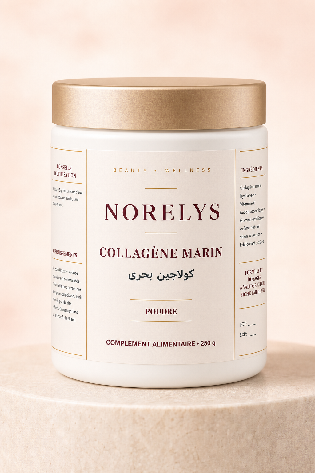 NORELYS Collagène Marin Hydrolysé – 250 g
